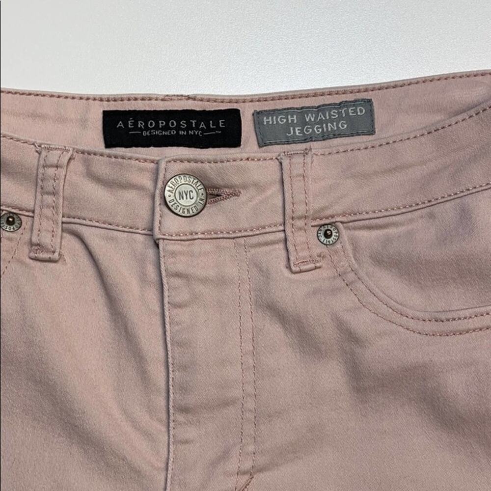 AEROPOSTALE Womens 4 Pink High Waisted Jegging